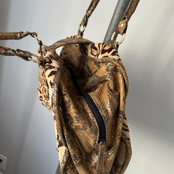 🔥Calf hair leopard and snakeskin bag - Picture 5 of 8